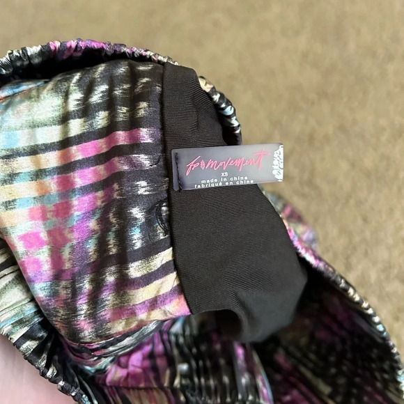 NWT Free People Movement The Way Home Printed Shorts in Euphoria size Xs - Picture 9 of 10